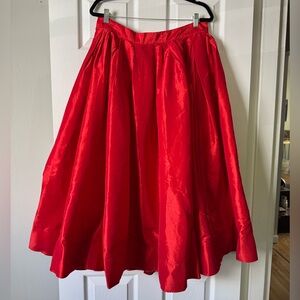 Free People Red Skirt